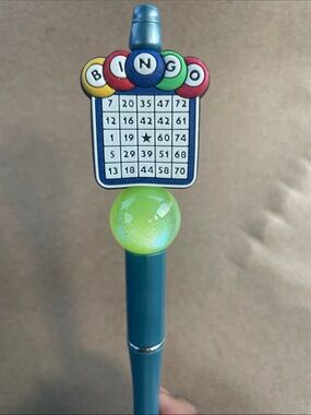 Bingo Game Focal Beaded Pen